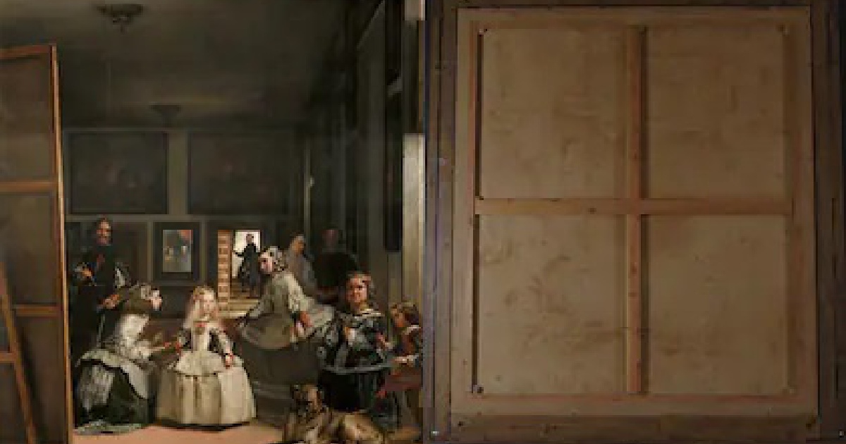 The Museo Nacional del Prado shows the reverse of 